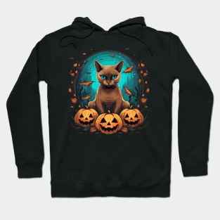 Tonkinese Cat Halloween Hoodie